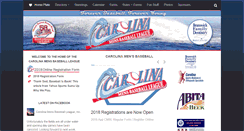 Desktop Screenshot of carolinamensbaseball.com